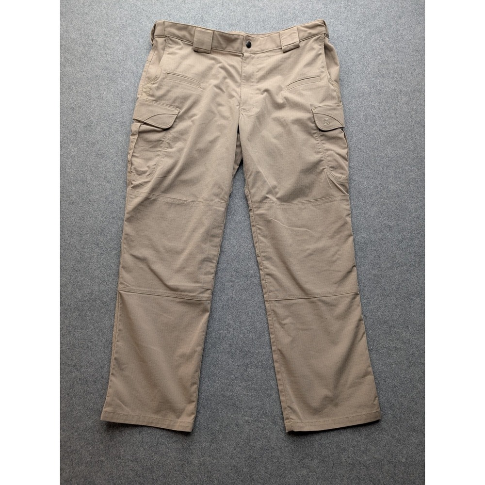 5.11 Tactical Men's Ripstop Cargo Pants 38-30 Khaki Straight Leg
